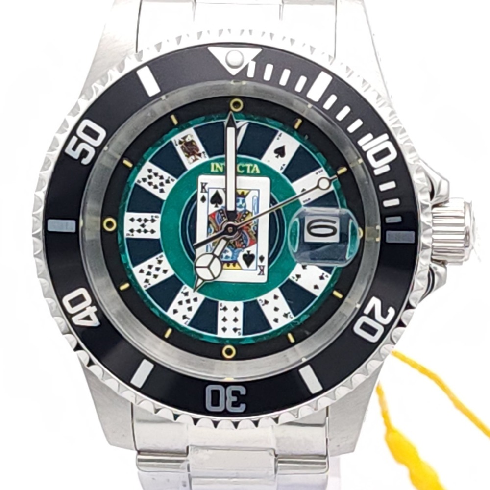 Invicta Pro Diver 50524 Men's Quartz Watch Two Tone Steel Black Bezel 200 m New - Picture 4 of 16